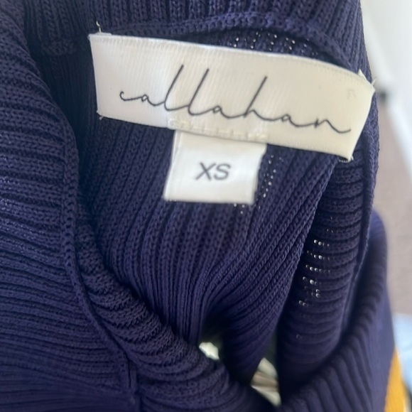 Callahan Simone Striped Midi Sweater Skirt - Picture 4 of 6